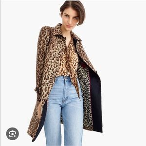 J. Crew Cheetah Print Coat